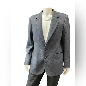 Tradition Wool Blazer Jacket  Suit Coat Grey Size T42